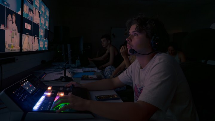 École ÉSEC : régie du studio de direct à Lyon