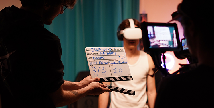 Actus école cinema ÉSEC : Exercice de tournage - Réaliser une publicité