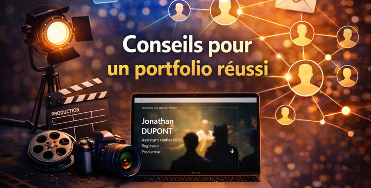 Actus école cinema ÉSEC : ​Comment créer un portfolio réussi et décrocher son premier job dans les métiers du cinéma et de l'audiovisuel ?