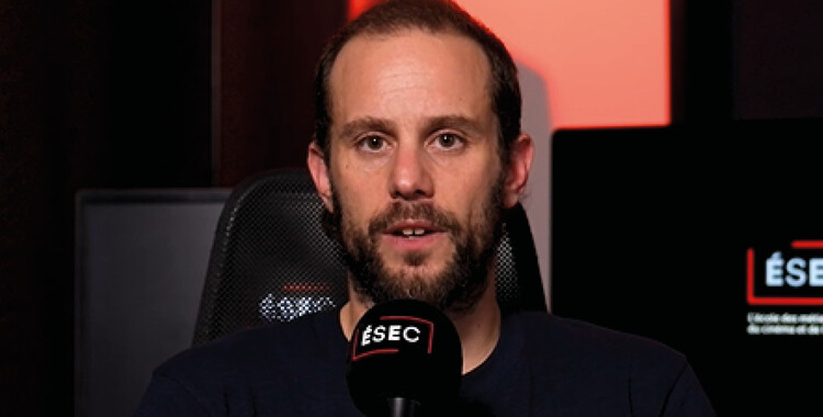 Actus école cinema ÉSEC : Masterclass - Josselin Cornillon - D.I.T