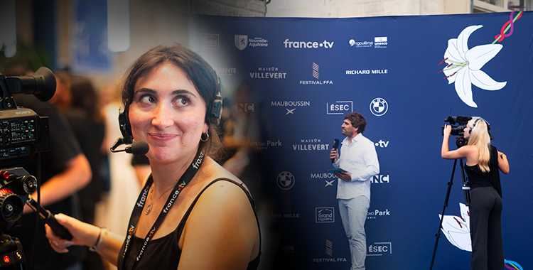 Actus école cinema ÉSEC : #Partenariat ÉSEC : Des étudiants en stage au Festival du Film Francophone d'Angoulême