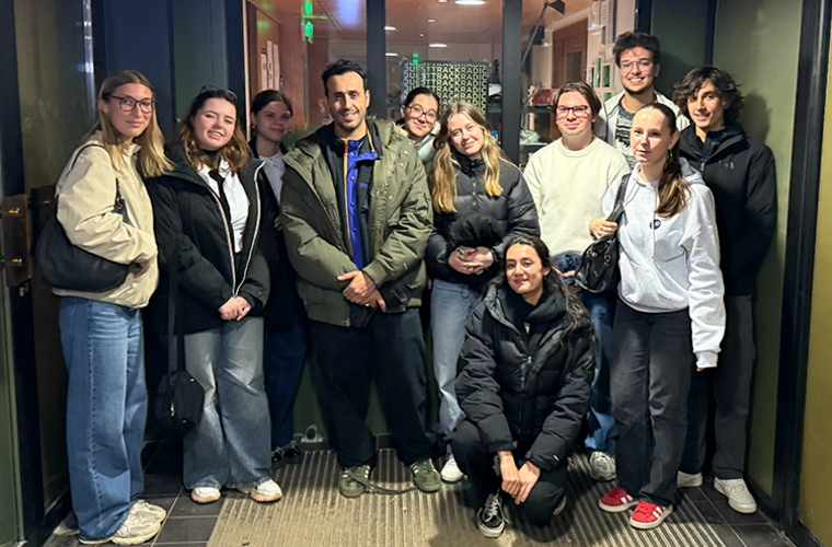 Actus école cinema ÉSEC : Les étudiants de l'ÉSEC plongés dans les coulisses de L'Âme Idéale