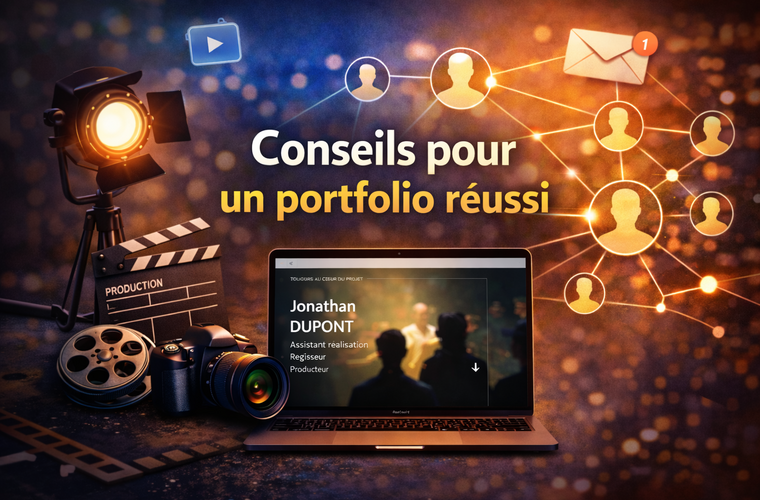 Actus école cinema ÉSEC : Comment créer un portfolio réussi et décrocher son premier job dans les métiers du cinéma et de l'audiovisuel ?