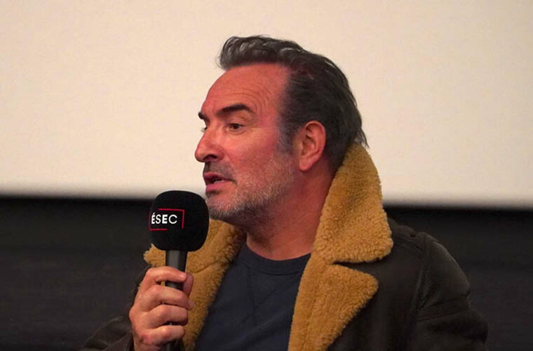 Actus école cinema ÉSEC : Rencontre exceptionnelle avec Jean Dujardin