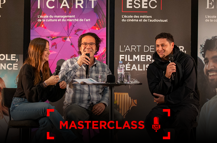 Actus école cinema ÉSEC : Loris Giuliano en masterclass à l'ÉSEC
