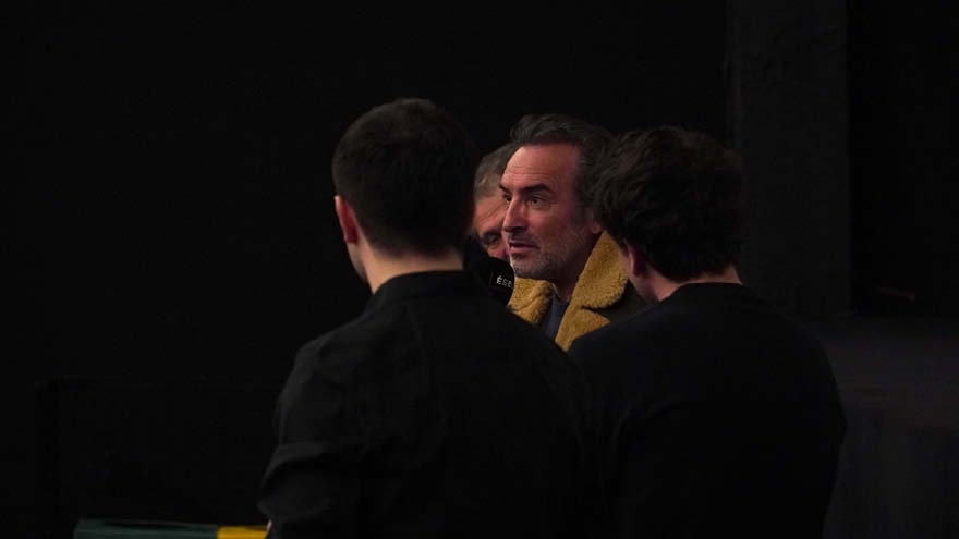 Rencontre avec Jean Dujardin et les étudiants de l'école ESEC