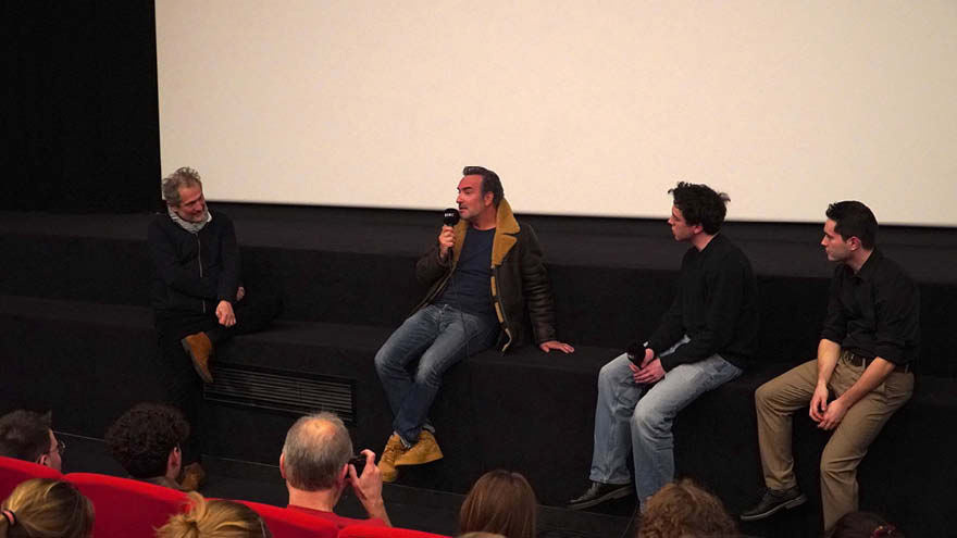 Rencontre avec Jean Dujardin et les étudiants de l'école du cinéma et audiovisuel ESEC