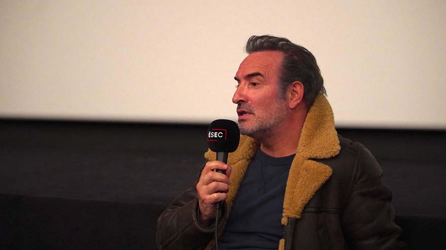 Jean Dujardin à l'école de cinéma ESEC